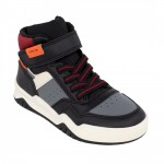 GEOX ΑΓΟΡΙ SNEAKERS J367RF 0FE8V C0038  ΜΑΥΡΟ ΠΟΡΤΟΚΑΛΙ